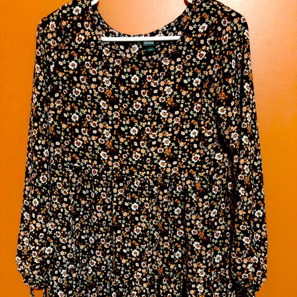 Wild Fable Floral “baby doll” dress. Polyester material
